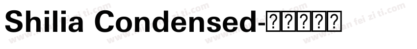 Shilia Condensed字体转换